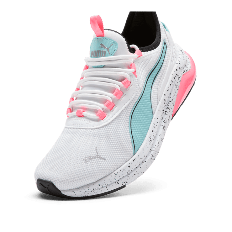 PUMA Amplifier Speckle Sneakers in White Angle 2