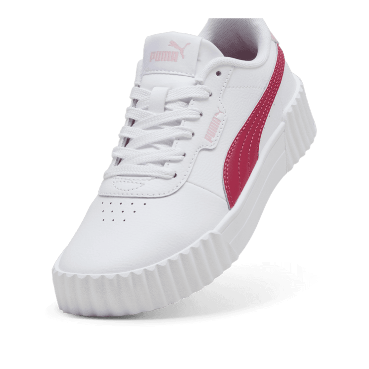 PUMA Carina 3.0 Sneakers in White (GS) Angle 2