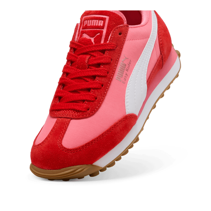 PUMA Easy Rider Love Sneakers in Pink (GS) Angle 2