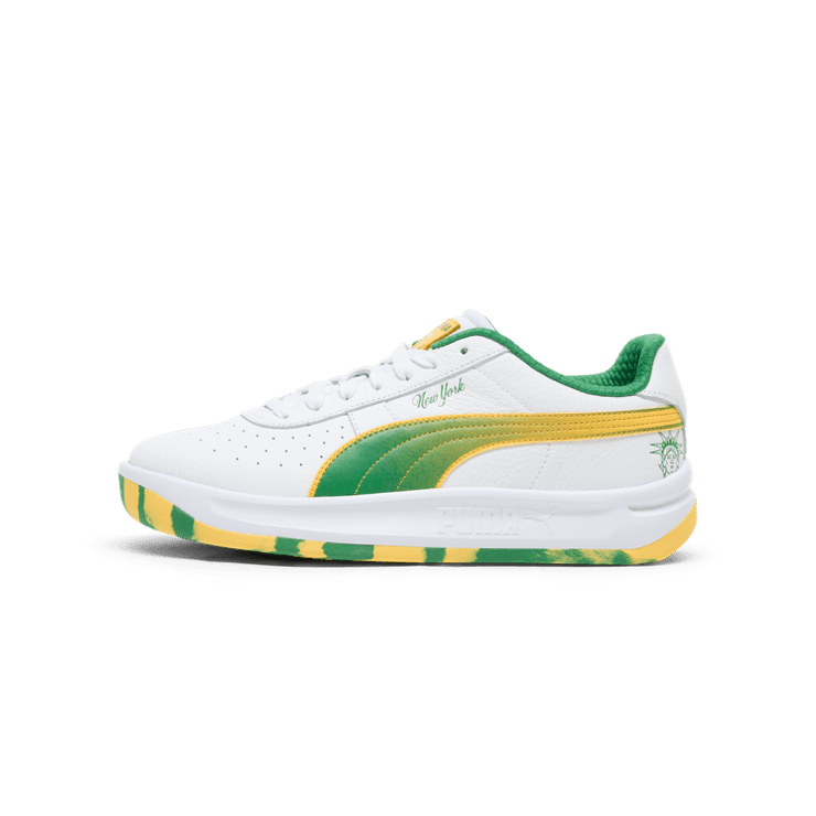 PUMA GV Special NYC Flagship Sneakers in White Angle 1