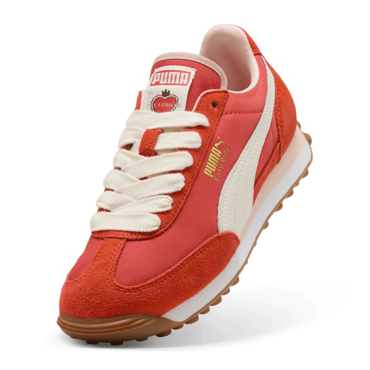 PUMA Easy Rider Lovers Sneakers in Red Angle 2