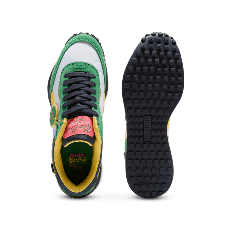 PUMA Style Rider NYC Flagship Sneakers in Green Angle 0