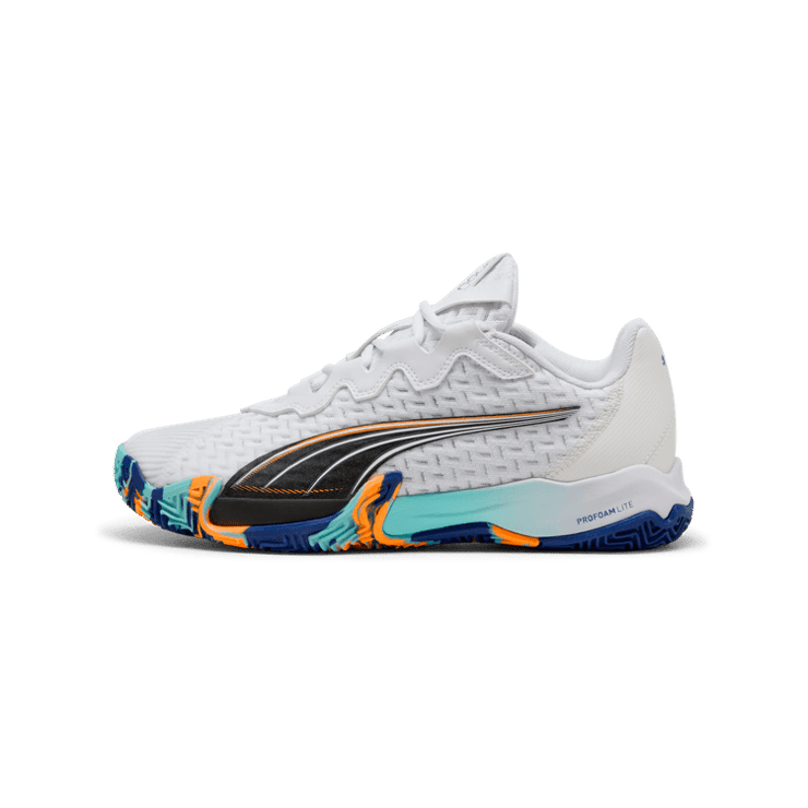 PUMA NOVA Elite Padel Sneakers in White Angle 1