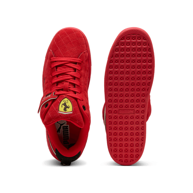 PUMA Scuderia Ferrari Suede XL Hero Sneakers in Red Angle 0