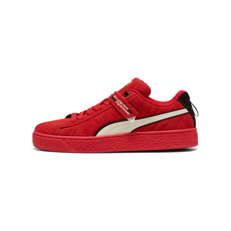 PUMA Scuderia Ferrari Suede XL Hero Sneakers in Red Angle 1