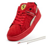 PUMA Scuderia Ferrari Suede XL Hero Sneakers in Red Angle 2