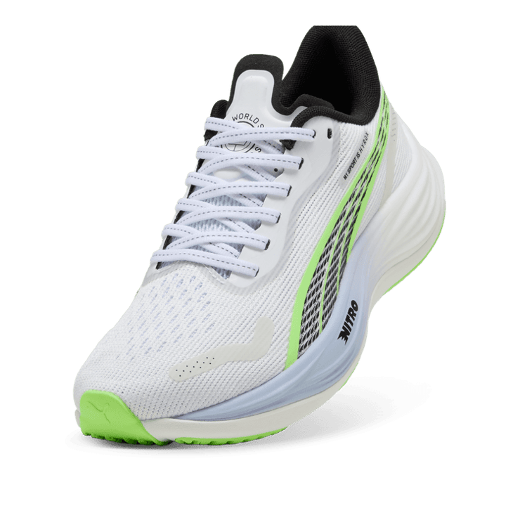 PUMA x HYROX Velocity NITRO⢠3 in White Angle 2