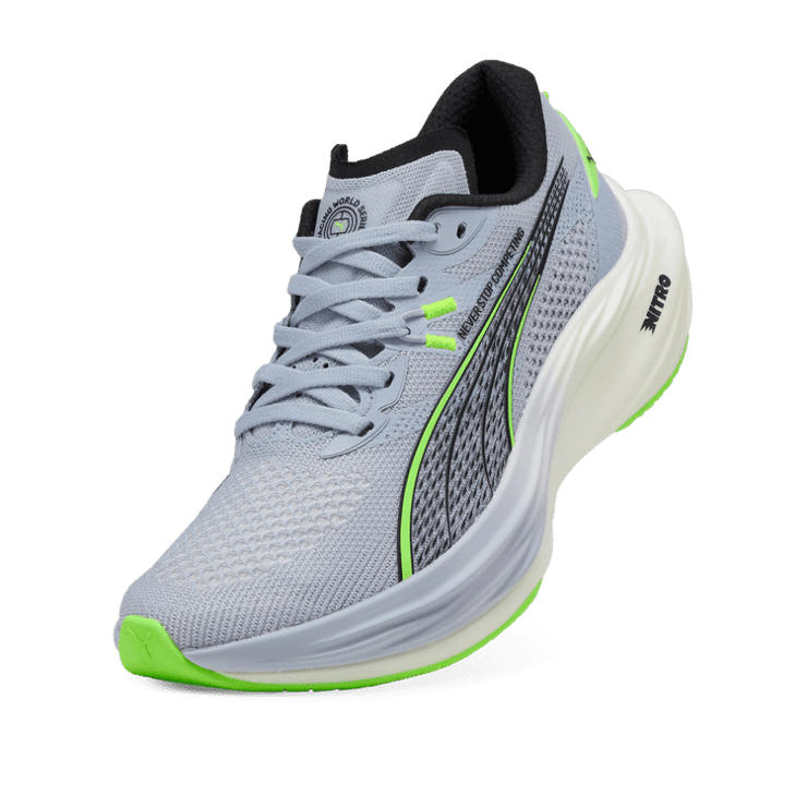 PUMA x HYROX Deviate NITRO⢠3 in Blue Angle 2