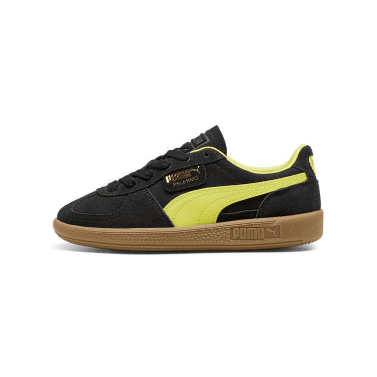 PUMA Palermo Sneakers in Black (GS) Angle 1