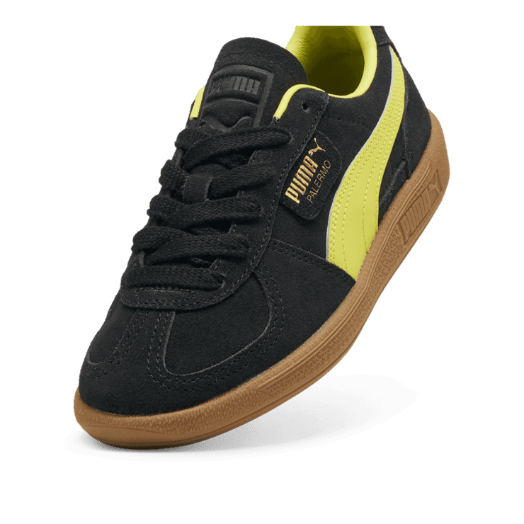 PUMA Palermo Sneakers in Black (GS) Angle 2