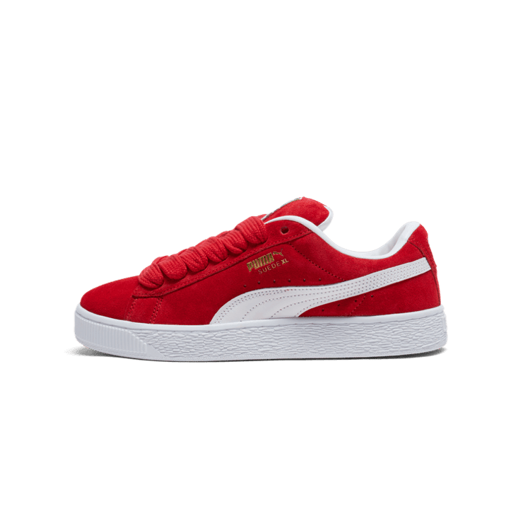PUMA Suede XL Sneakers in Red Angle 1