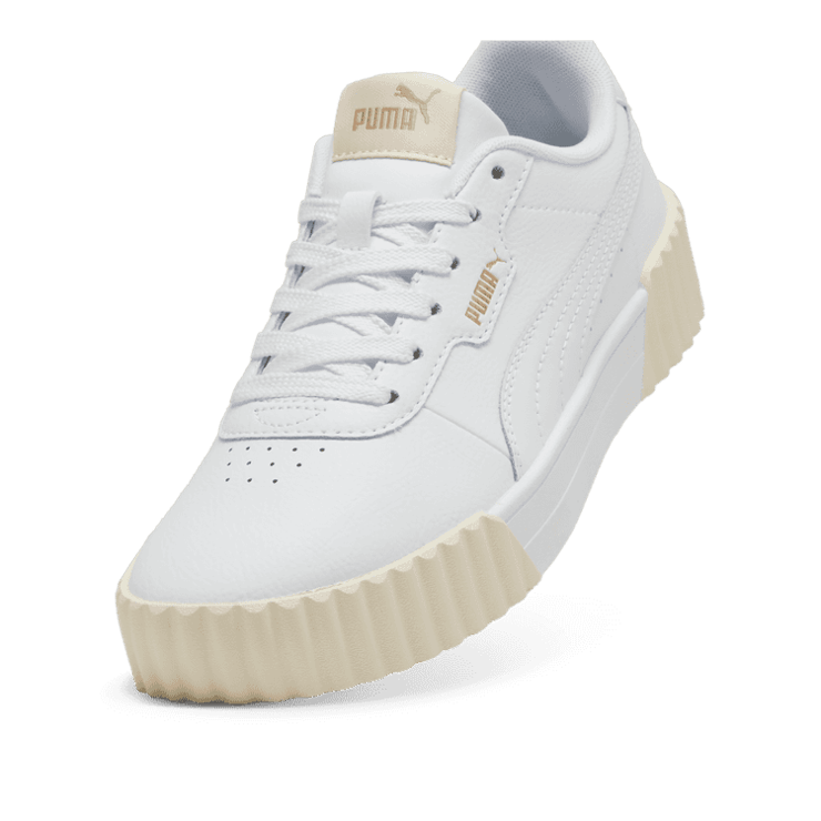 PUMA Carina 3.0 Sneakers in White Angle 2