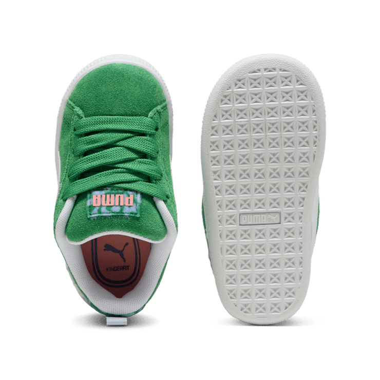 PUMA Suede XL Cats Club s' Sneakers in Green (TD) Angle 0