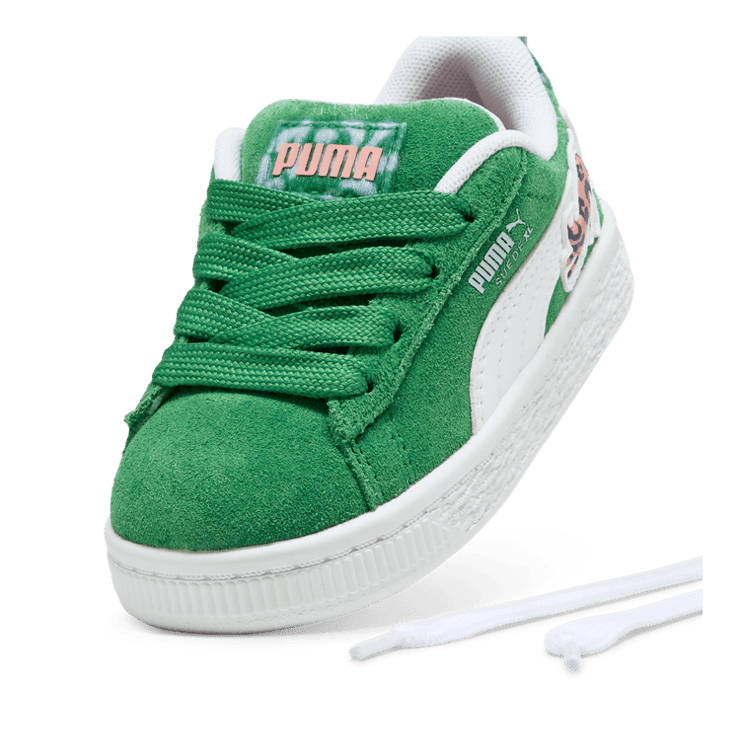 PUMA Suede XL Cats Club s' Sneakers in Green (TD) Angle 1