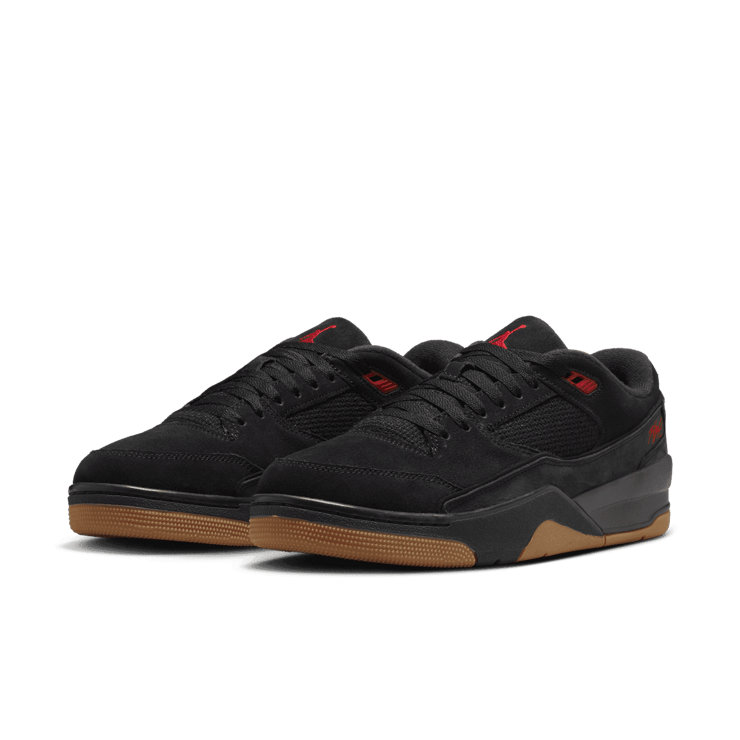 Jordan Flight Court in Black | HF3255-001 Angle 2