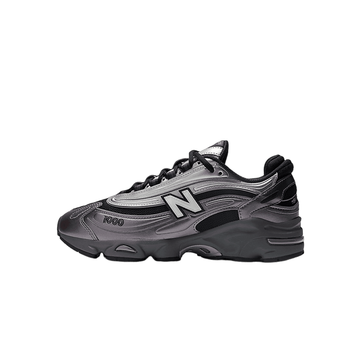 New Balance 1000 Metallic Silver Ice Wine Angle 5