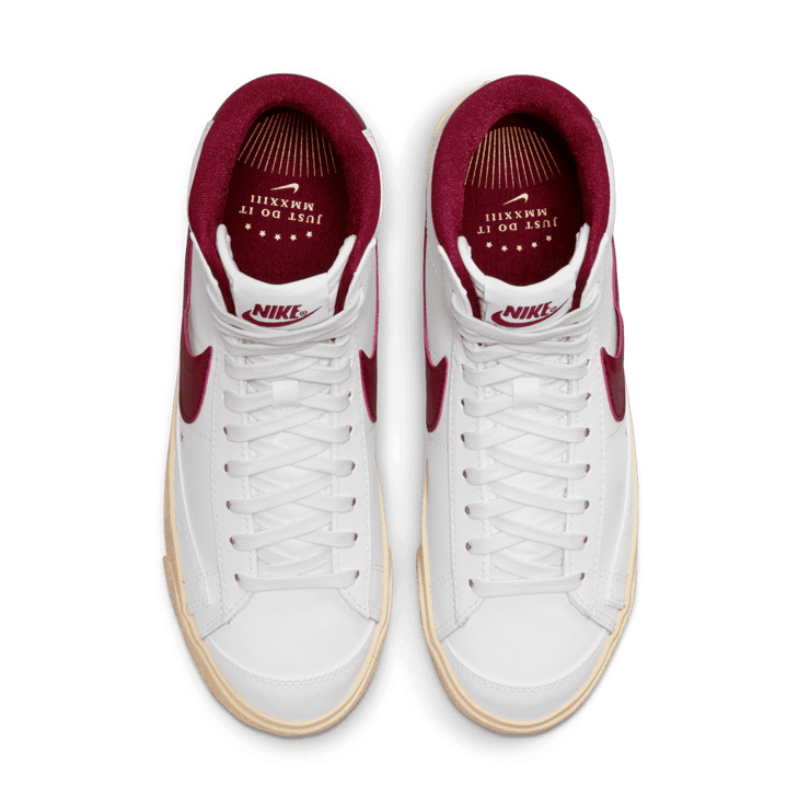 Nike Blazer Mid 77 Swoosh Pocket White Team Red (W) Angle 1