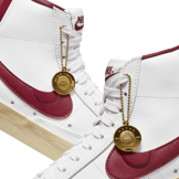 Nike Blazer Mid 77 Swoosh Pocket White Team Red (W) Angle 6