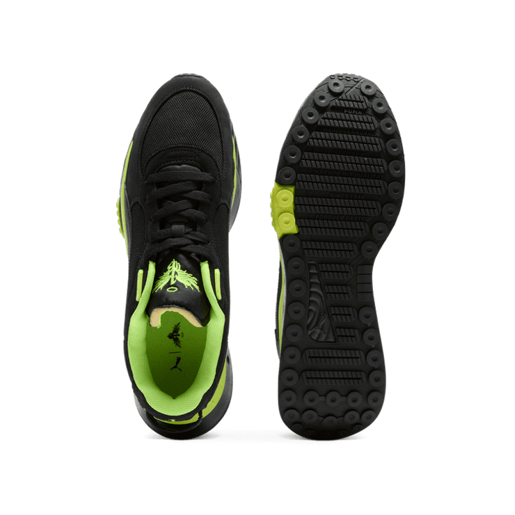 PUMA x LAMEO BALL Wild Rider Sneakers in Black Angle 0