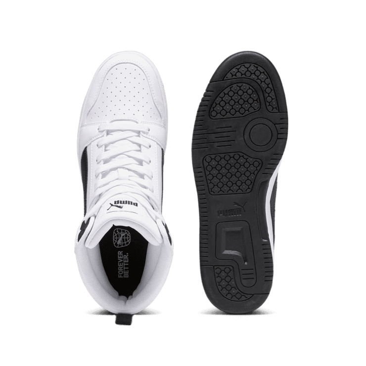 PUMA Rebound Sneakers in White/Black Angle 0