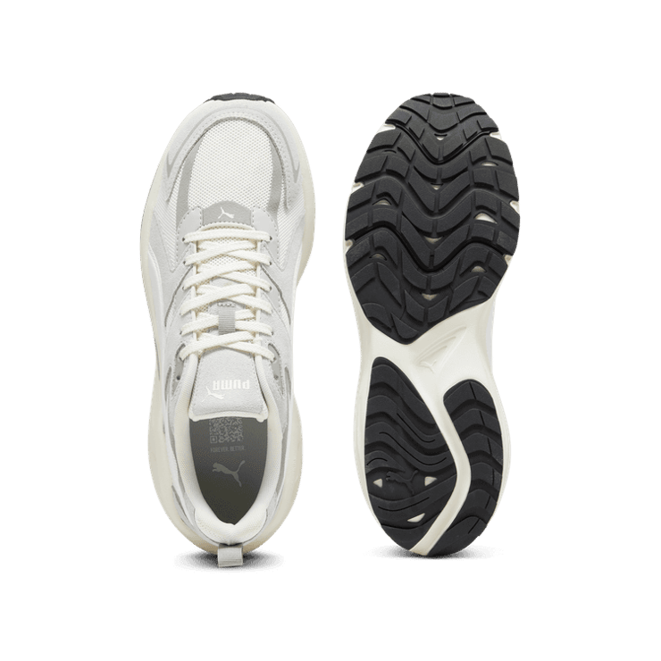 PUMA Hypnotic LS Sneakers in Warm White/Alpine Snow Angle 0