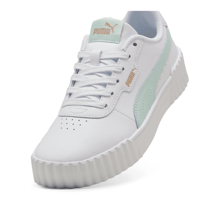 PUMA Carina 3.0 Sneakers in White Angle 2