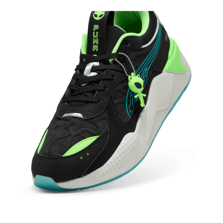 PUMA RS-X Alien Sneakers in Black Angle 2