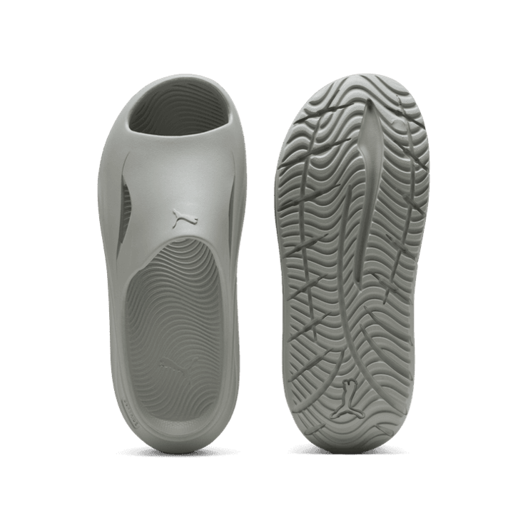 PUMA SOFTRIDE ZeroG Slides in Grey Angle 1