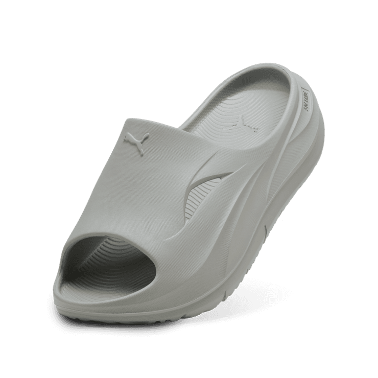 PUMA SOFTRIDE ZeroG Slides in Grey Angle 2