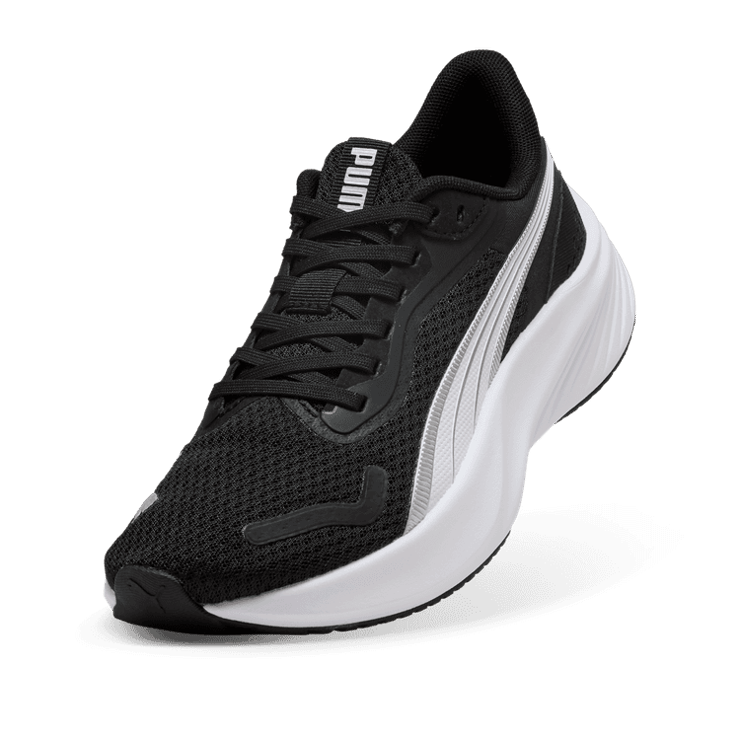 PUMA Pounce Lite in Black (GS) Angle 2