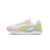 PUMA R78 Voyage Eucalyptus Sneakers in White Angle 1