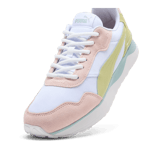 PUMA R78 Voyage Eucalyptus Sneakers in White Angle 2