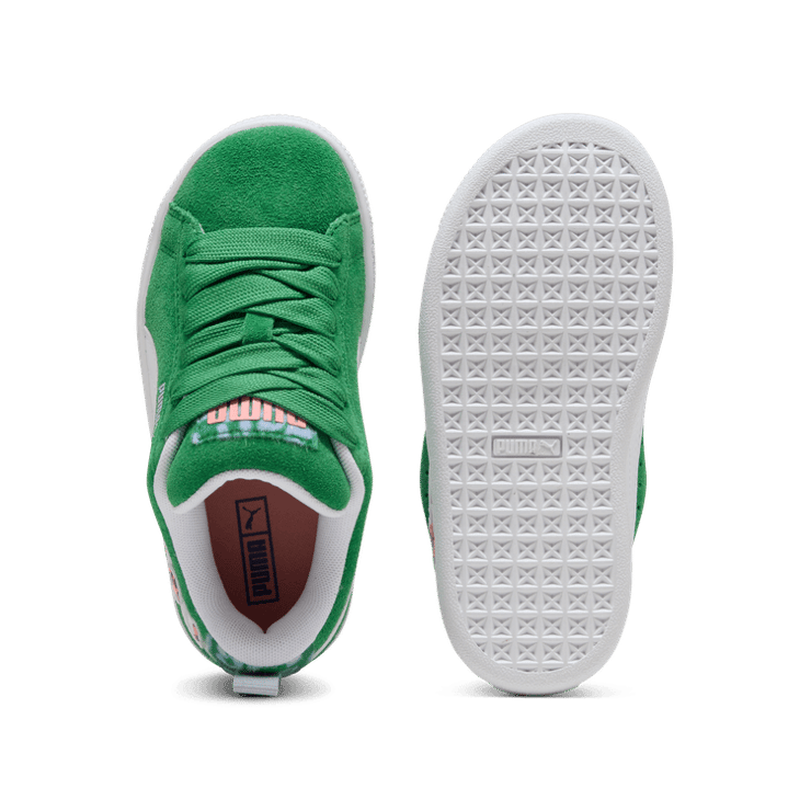 PUMA Suede XL Cats Club Sneakers in Green (PS) Angle 0