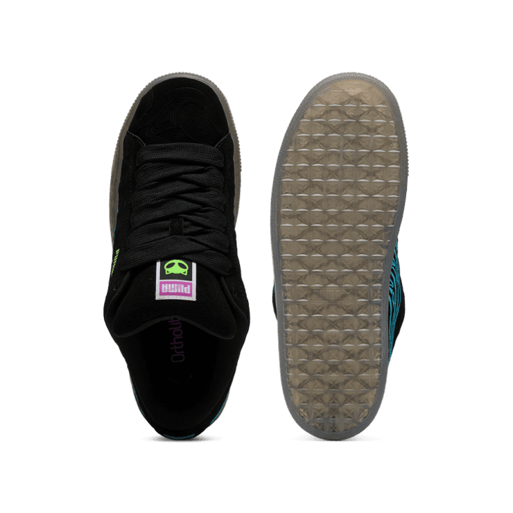 PUMA Suede XL Alien Sneakers in Black Angle 0