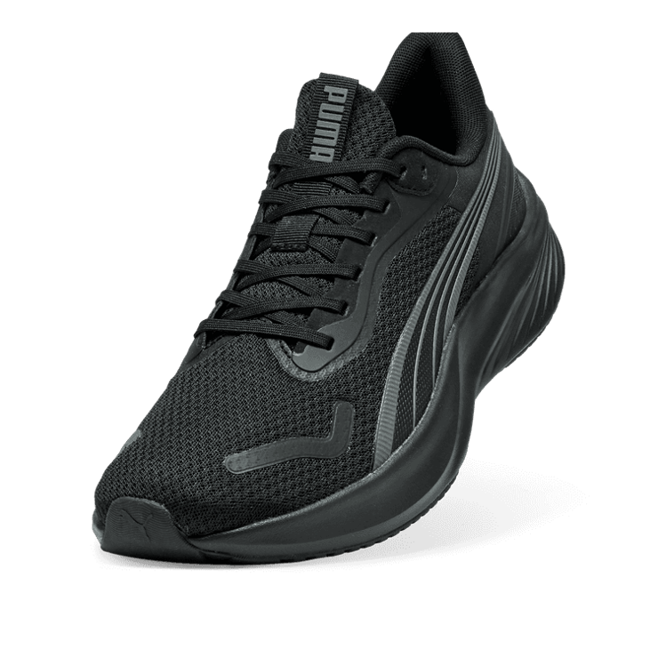 PUMA Pounce Lite Sneakers in Black Angle 2