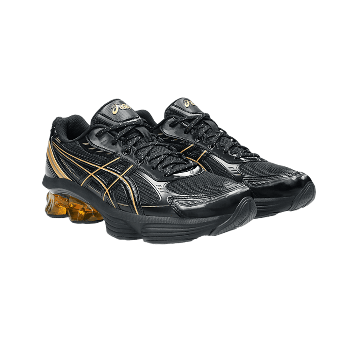 ASICS Gel-Kinetic Fluent Black Gold Angle 0