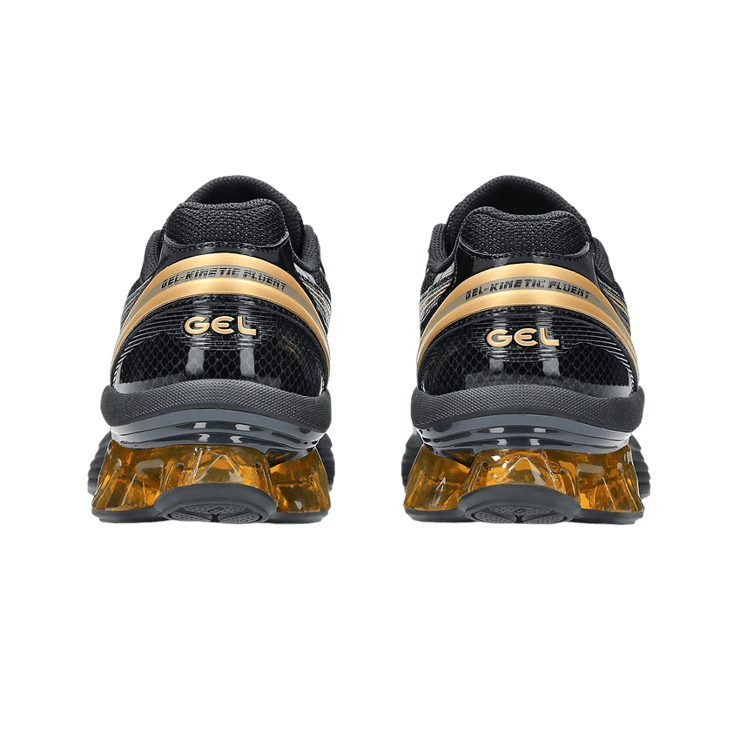 ASICS Gel-Kinetic Fluent Black Gold Angle 3