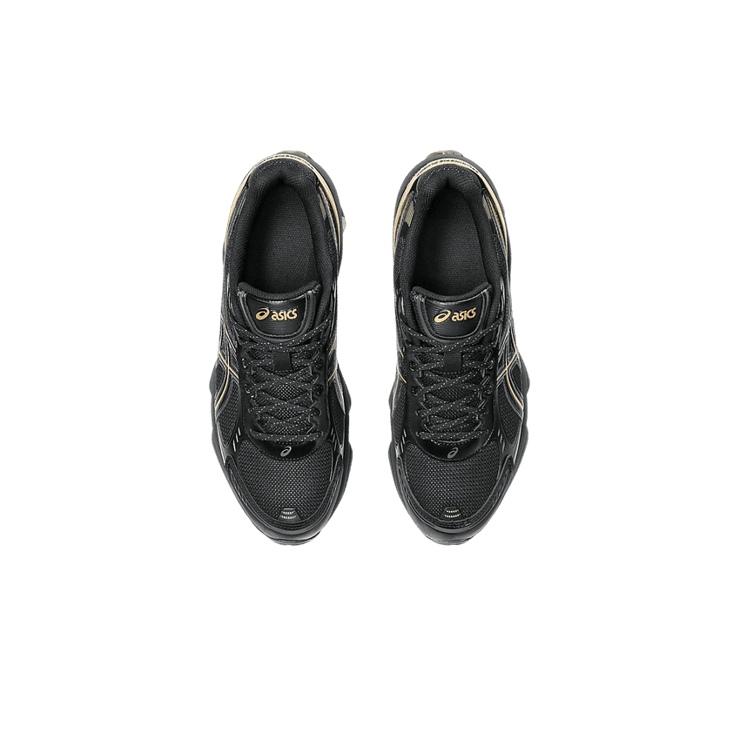 ASICS Gel-Kinetic Fluent Black Gold Angle 4