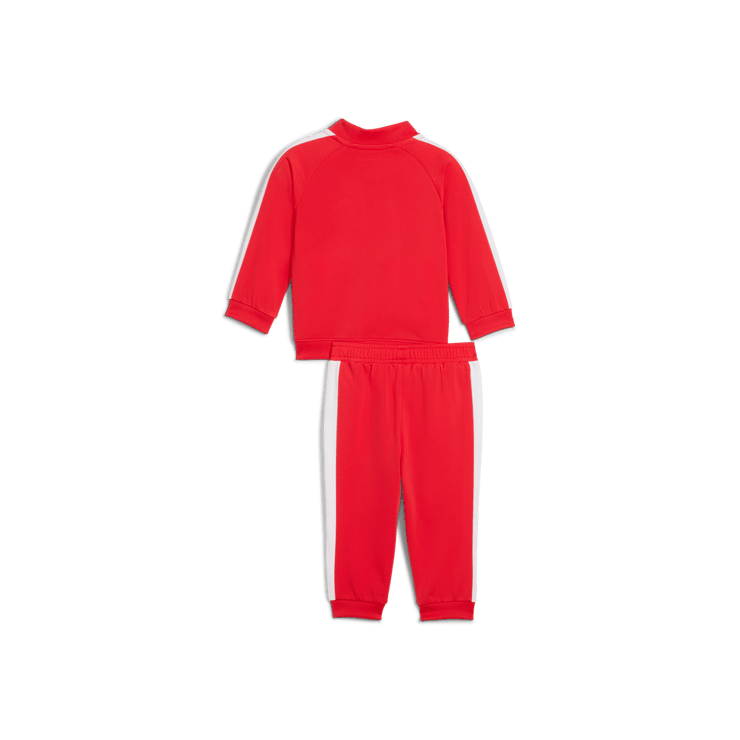 PUMA 2-Piece Minicats T7 s' Jacket Set in Red (TD) Angle 0