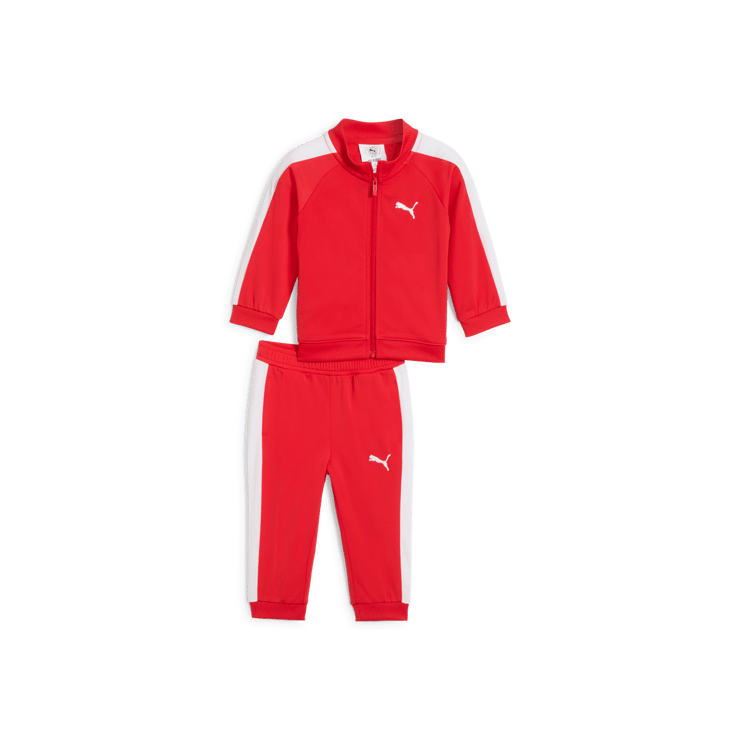 PUMA 2-Piece Minicats T7 s' Jacket Set in Red (TD) Angle 1