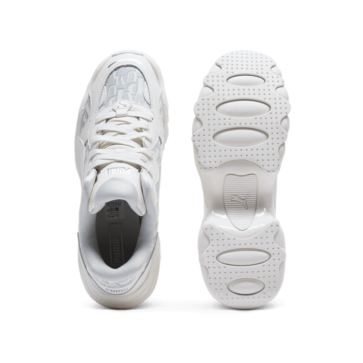PUMA Pulsar Wedge Monogram Sneakers in White Angle 0