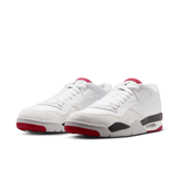 Air Jordan 4 RM White Fire Red Black Angle 2