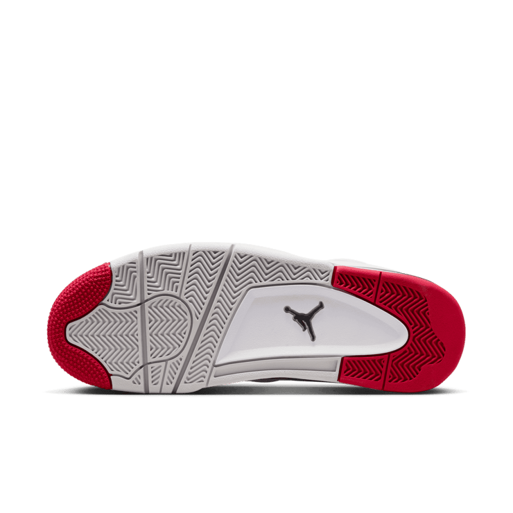 Air Jordan 4 RM White Fire Red Black Angle 0