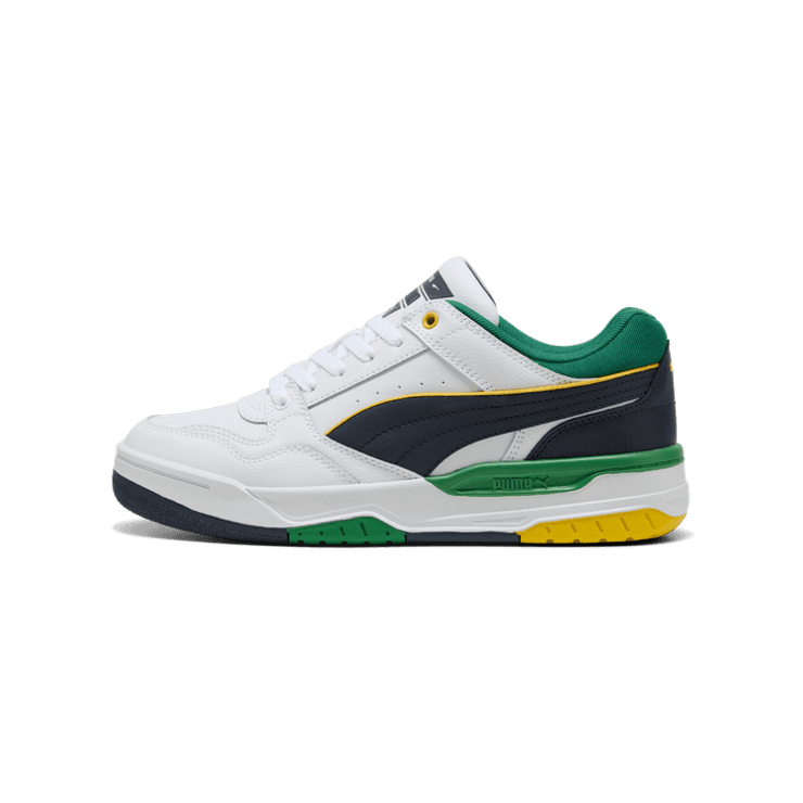 PUMA Rebound Retro Sneakers in White Angle 1