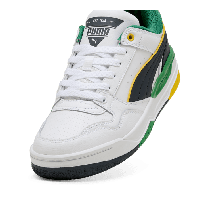PUMA Rebound Retro Sneakers in White Angle 2