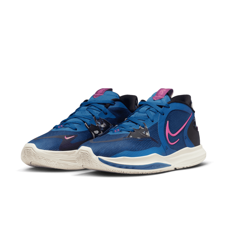 Nike Kyrie Low 5 Marina Blue Pinksicle Angle 2