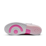 Nike Air Force 1 React White Black Pink Spell Angle 0