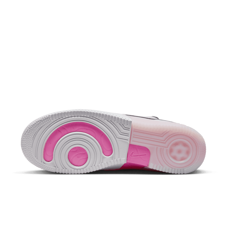 Nike Air Force 1 React White Black Pink Spell Angle 0