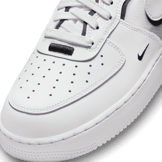 Nike Air Force 1 React White Black Pink Spell Angle 4