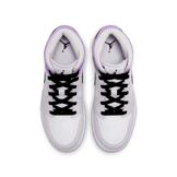 Air Jordan 1 Mid Barely Grape Rush Fuchsia (GS) Angle 1